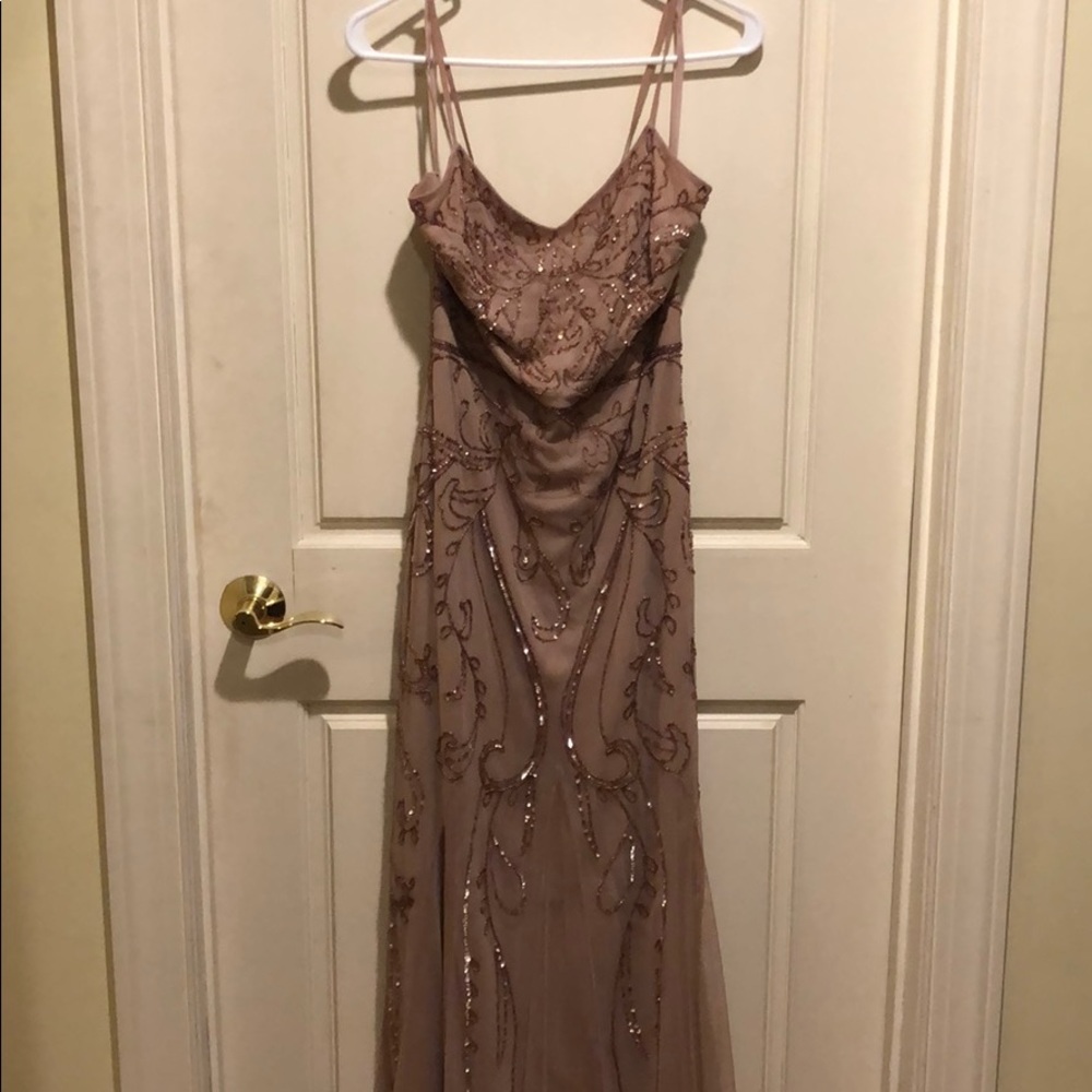 Adrianna Papell Platinum Evening Gown - Picture 2 of 8